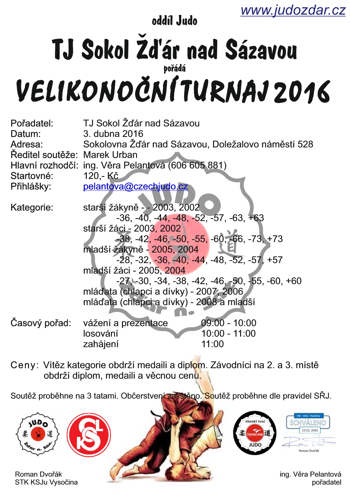 rozpis jaro 2016